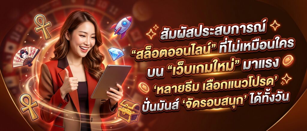 สล็อตออนไลน์ เว็บเกมใหม่ หลายธีม เลือกแนวโปรด แล้วจัดรอบสนุก